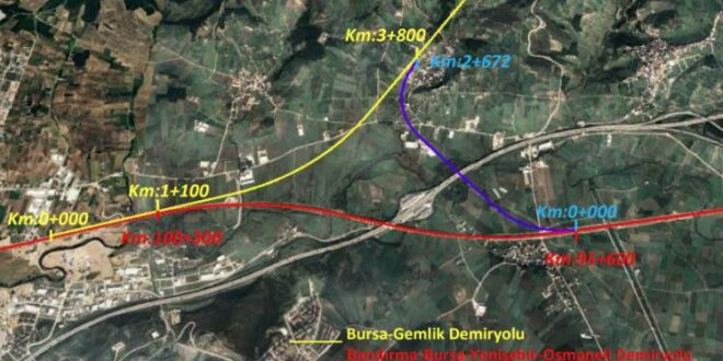 BURSA-GEMLİK DEMİRYOLU PROJESİ İÇİN ÇED TOPLANTISI YAPILACAK