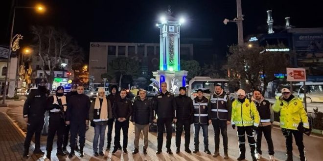Gemlik’te Protokol Üyeleri Yeni Yıla Sahada Girdi