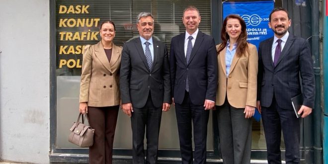 Gemlik’te Güçlü Ziyaret: Anadolu Sigorta Genel Müdürü’nden Akın Duman’a Özel Buluşma