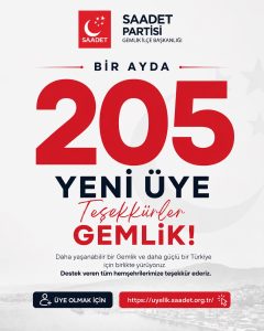 SAADET GEMLİK’TEN ÜYE PATLAMASI!!!